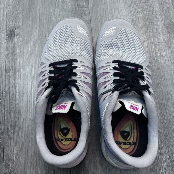 Nike Free 5.0 Women's Size 8 Running Shoes Grey Pink Tennis Athletic Gym - Picture 9 of 9